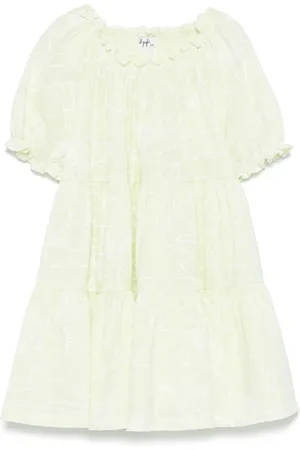 Il gufo Floral-print dress
