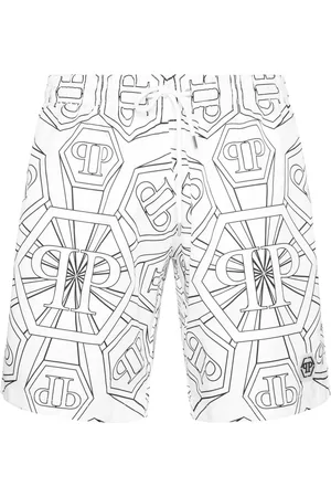 Philipp Plein Monogram swim shorts