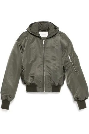 Entire Studios Hooded broad bomber jacket