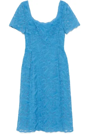 ERMANNO SCERVINO Floral-lace midi dress