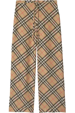 Burberry Checked pajama trousers
