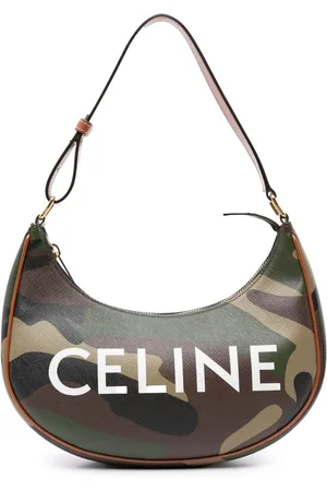 Céline 2021 Coated Canvas Camouflage Ava shoulder bag