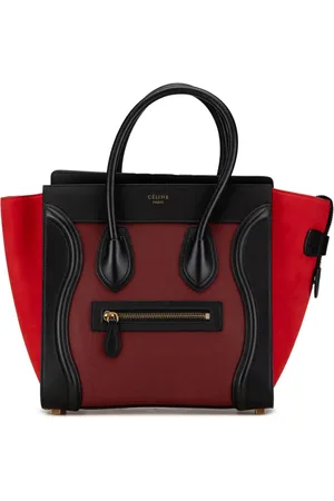 Céline 2015 Micro Tricolor Calfskin Luggage Tote handbag