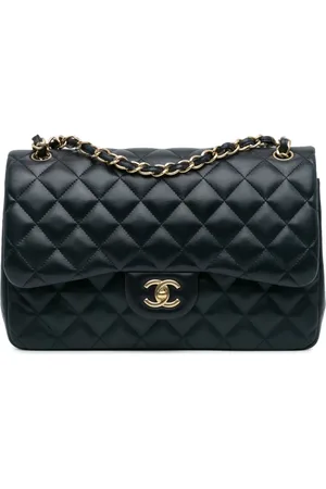 CHANEL 2014-2015 Jumbo Classic Lambskin Double Flap shoulder bag