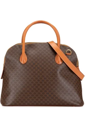 Céline 1993 Macadam Coated Canvas Dome satchel