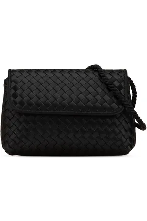 Bottega Veneta 2000-2024 Satin Intrecciato Flap crossbody bag