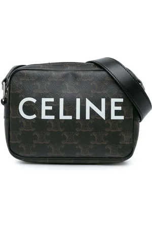 Céline 2020 Triomphe Coated Canvas Messenger Bag crossbody bag