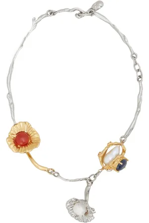 Marni Flower charms necklace