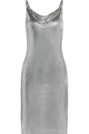 VERSACE Chainmail-effect dress