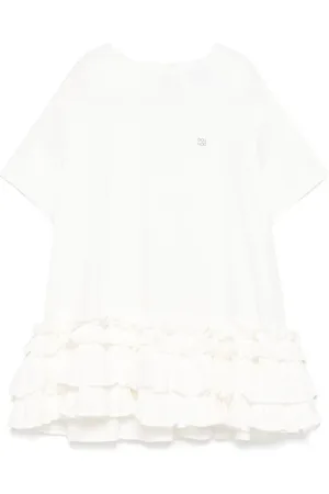 DOUUOD KIDS Ruffled-detailing dress