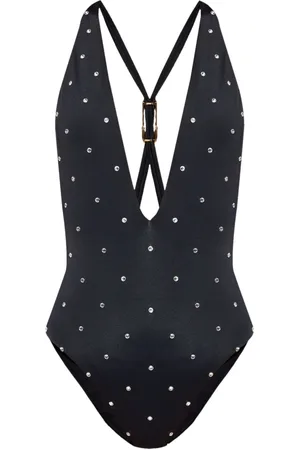 VERSACE Crystal-embellished swimsuit