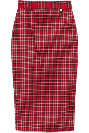 Liu Jo Tartan midi skirt