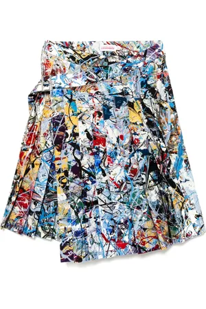 Charles Jeffrey Loverboy Asymmetric wrap skirt