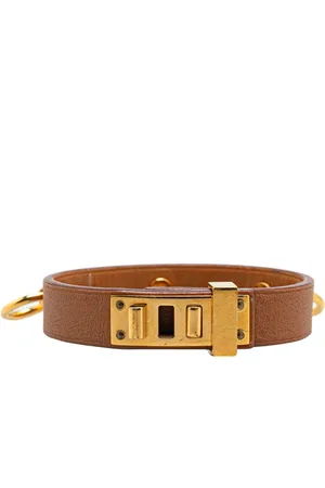 Hermès 2016 Mini Leather Dog Anneaux Wrap costume bracelet