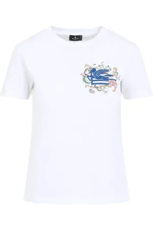 Etro Pegaso-embroidered T-shirt