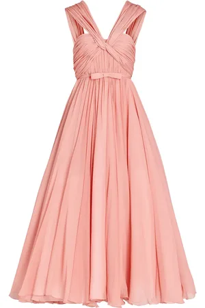 Giambattista Valli Silk flared midi dress