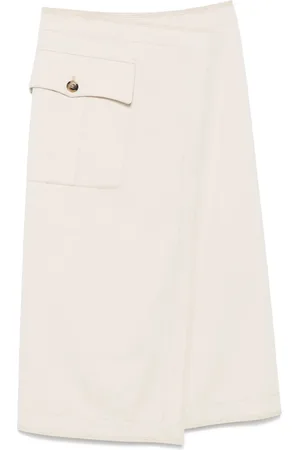 Serafini A-line midi skirt
