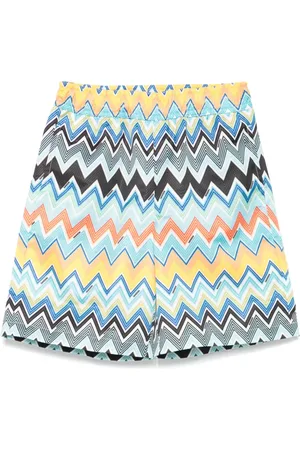 Missoni Zigzag-pattern swim shorts