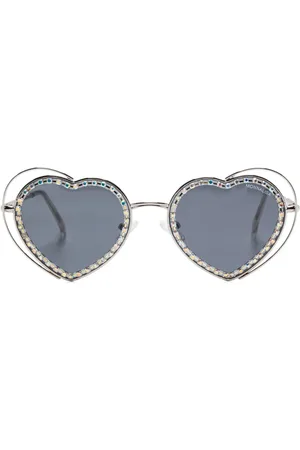 MONNALISA Heart shape-frame sunglasses