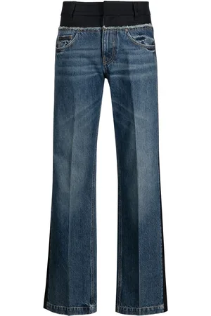 Stella McCartney Layered bootcut jeans