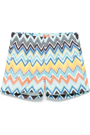 Missoni Zigzag-pattern swim shorts