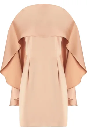 GENNY Attached-scarf mini dress