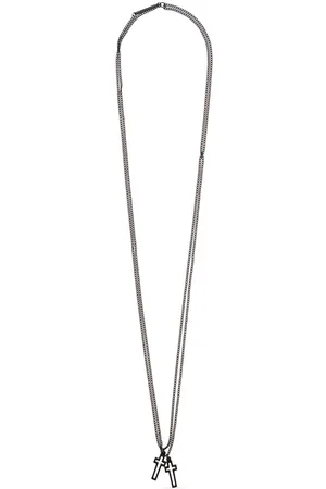Dsquared2 Double cross pendant necklace