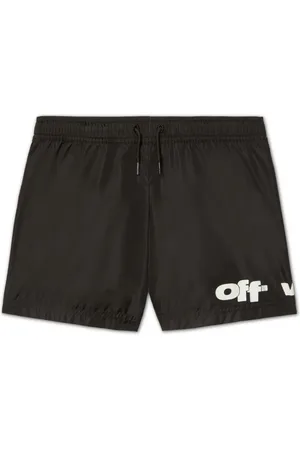 OFF-WHITE Logo swim shorts