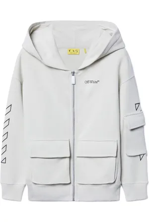 OFF-WHITE Bookish zip-up hoodie