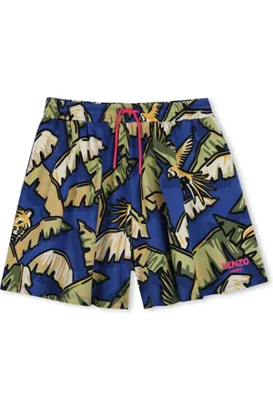 Kenzo Printed cotton shorts