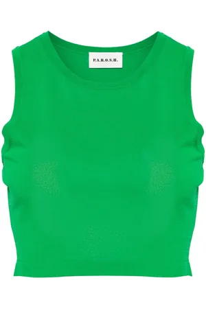 P.A.R.O.S.H. Cropped knitted top