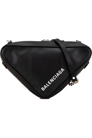 Balenciaga 2018 Leather Triangle Chain crossbody bag