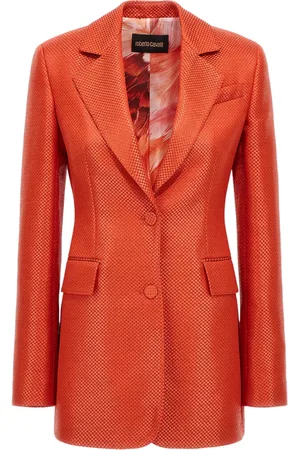 Roberto Cavalli Double-breasted textured blazer