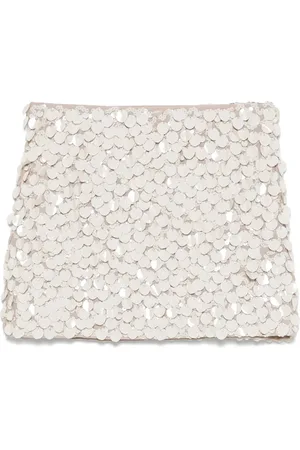 P.A.R.O.S.H. Sequinned mini skirt