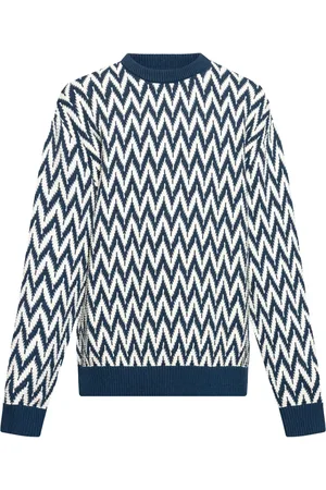 Lanvin Zigzag motif sweater