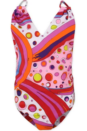 PUCCI Junior Marble-print swimsuit