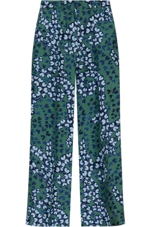 Lanvin Pleated silk trousers