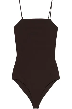 Jil Sander Logo-embroidered swimsuit