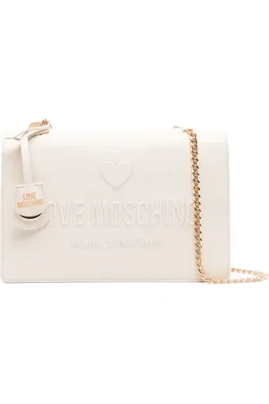 Moschino Logo-embossed shoulder bag