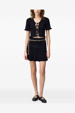 Claudie Pierlot Fine-knot bow cardigan