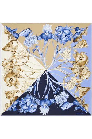 Salvatore Ferragamo Hydrangea scarf