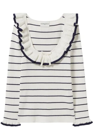 Claudie Pierlot Striped knitted top