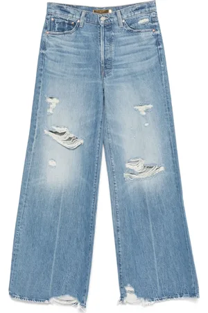 Mother The Ditcher Roller Sneak jeans