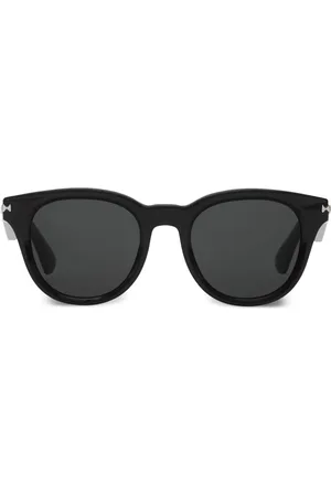 Burberry Logo Bar Round sunglasses