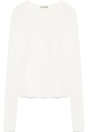 ÉTERNE Long-sleeve fitted top