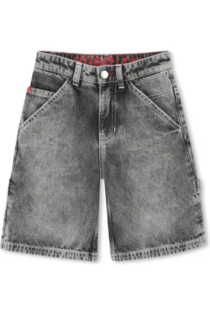 HUGO BOSS Logo-patch shorts