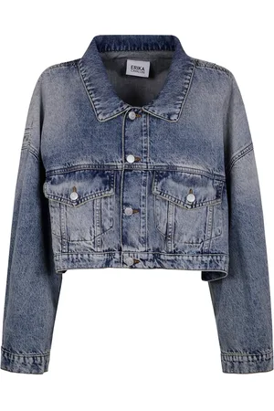 ERIKA CAVALLINI Croped denim jacket
