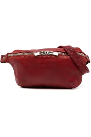 GUIDI Zipped shoulder bag