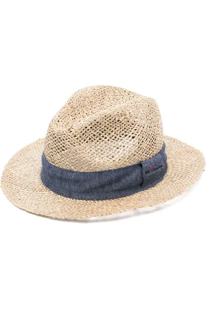 Kiton Straw sun hat
