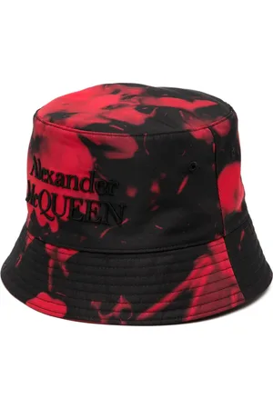 Alexander McQueen Embroidered logo bucket hat